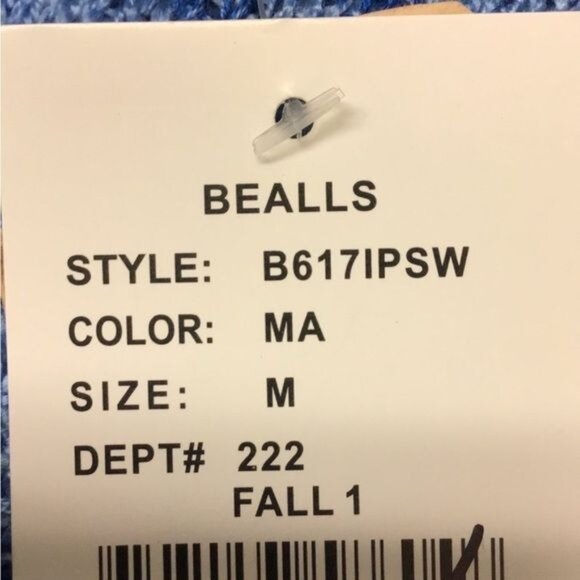 Democracy Women’s Asymmetric Open Knit Longline Sweater, Blue, size M - Picture 9 of 9